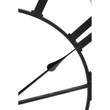 Genova Black Metal Wall Clock - Image 11