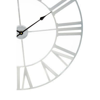 Genova Silver Metal Wall Clock - Image 8