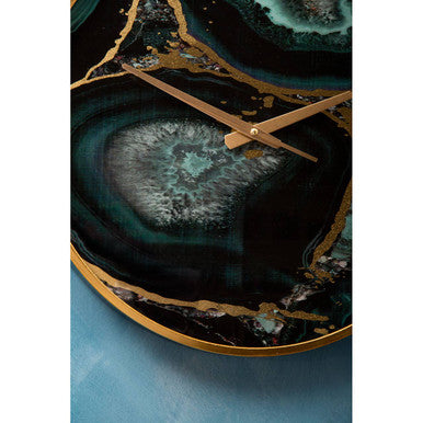 Celina Agate Wall Clock