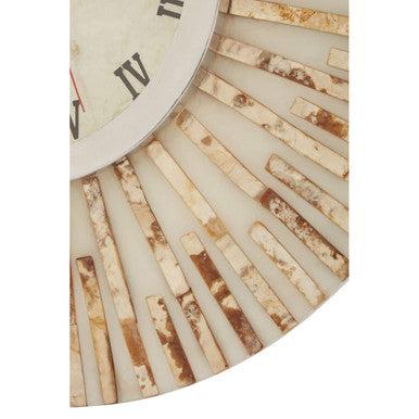 Palu Natural Shell Wall Clock