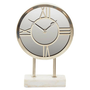 White Marble Base Clock | Mateo