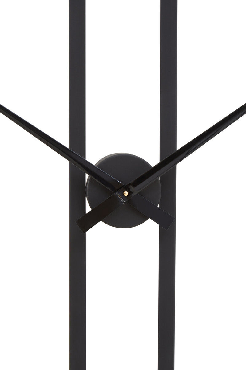 Beauly Black Metal Wall Clock