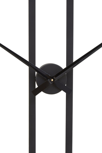 Beauly Black Metal Wall Clock