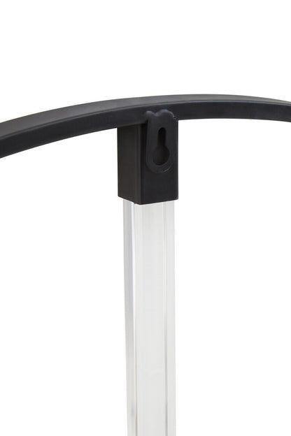 Beauly Black Finish Metal Wall Clock