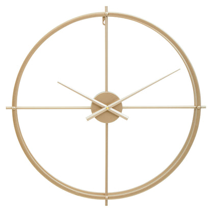 60cm Dia Large Gold Finish Wall Clock | Kent