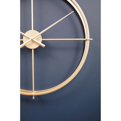 Kent Large Gold Finish Wall Clock - Image 6