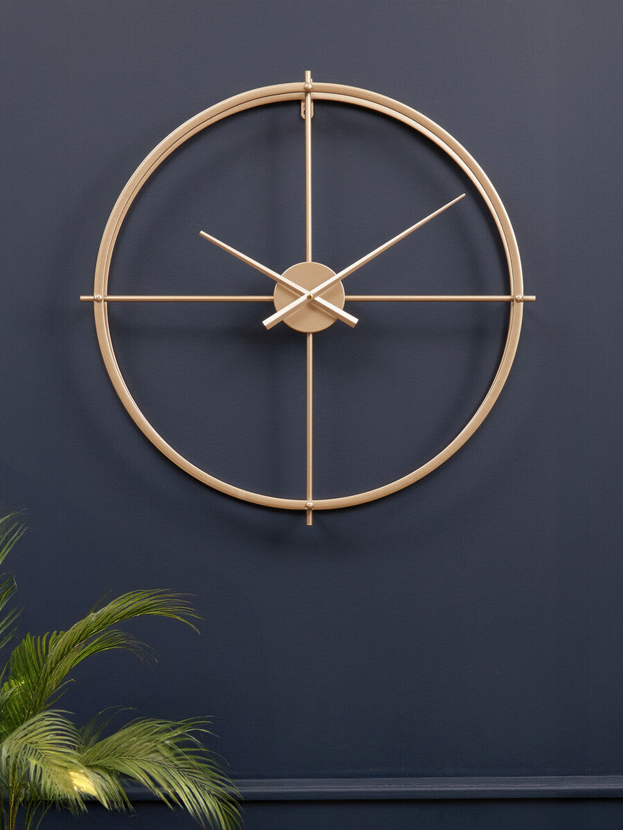 Kent Large Gold Finish Wall Clock - Image 5