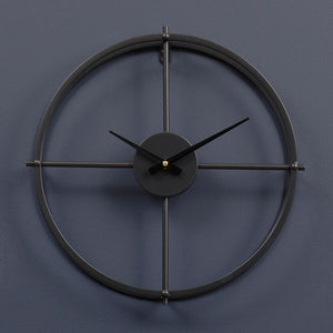 40cm Dia Small Black Finish Wall Clock | Kent