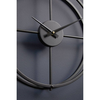 Kent Small Black Finish Wall Clock - Image 4