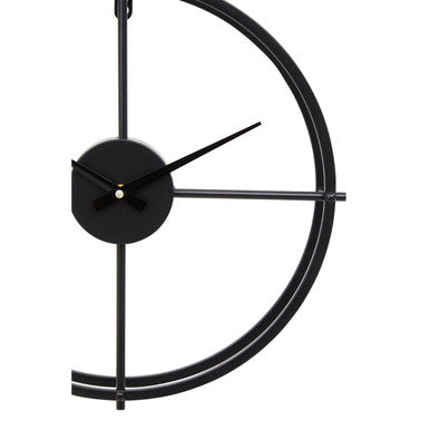 Kent Small Black Finish Wall Clock - Image 8