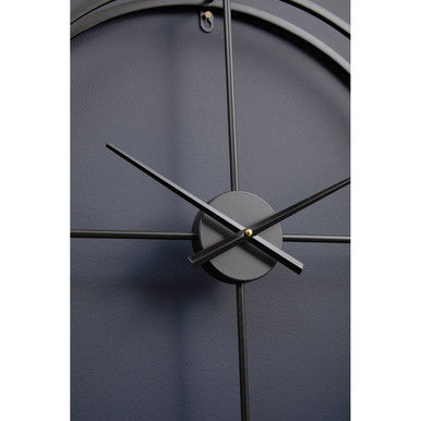 Kent Large Black Finish Wall Clock - Image 5