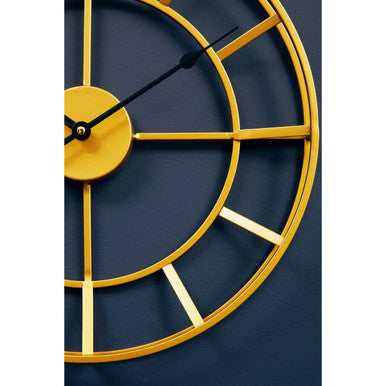 Kent Small Gold Finish Metal Wall Clock - Image 6