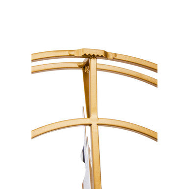 Kent Small Gold Finish Metal Wall Clock - Image 9