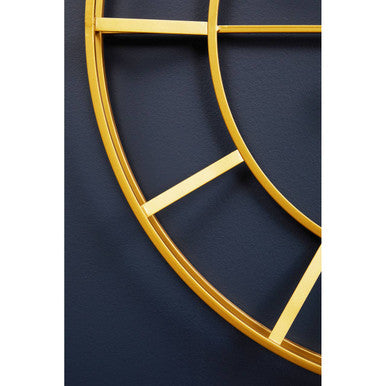 Kent Large Gold Finish Metal Wall Clock - Image 6