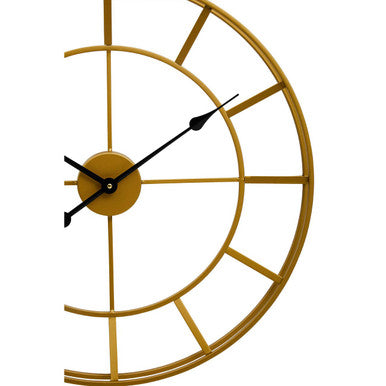 Kent Large Gold Finish Metal Wall Clock - Image 8