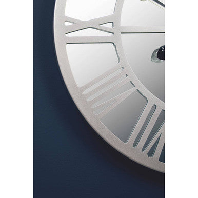 Kent Silver Mirrored Wall Clock - Image 5