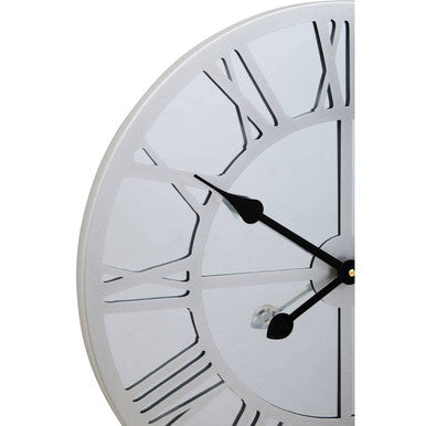 Kent Silver Mirrored Wall Clock - Image 6