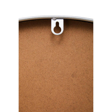 Kent Silver Mirrored Wall Clock