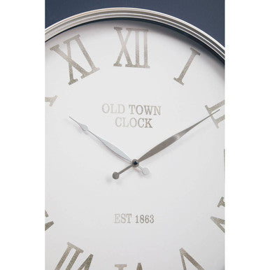 Kent White And Silver Wall Clock - Image 4