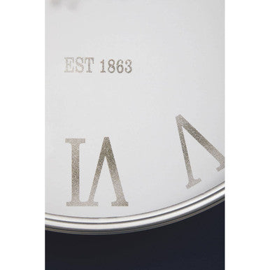 Kent White And Silver Wall Clock - Image 6