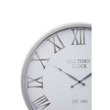 Kent White And Silver Wall Clock - Image 7