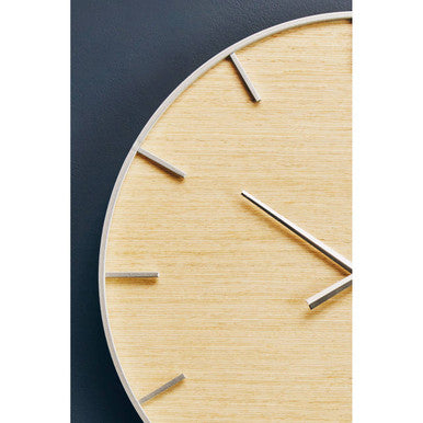 Kent Silver And Natural Wall Clock - Image 5