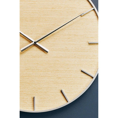 Kent Silver And Natural Wall Clock - Image 6