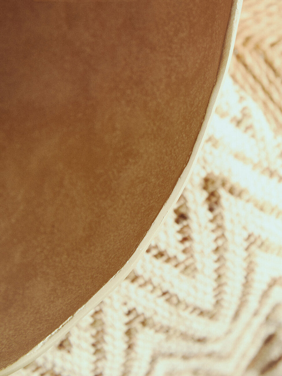 Densita Large Textured Beige Whitewash Bowl