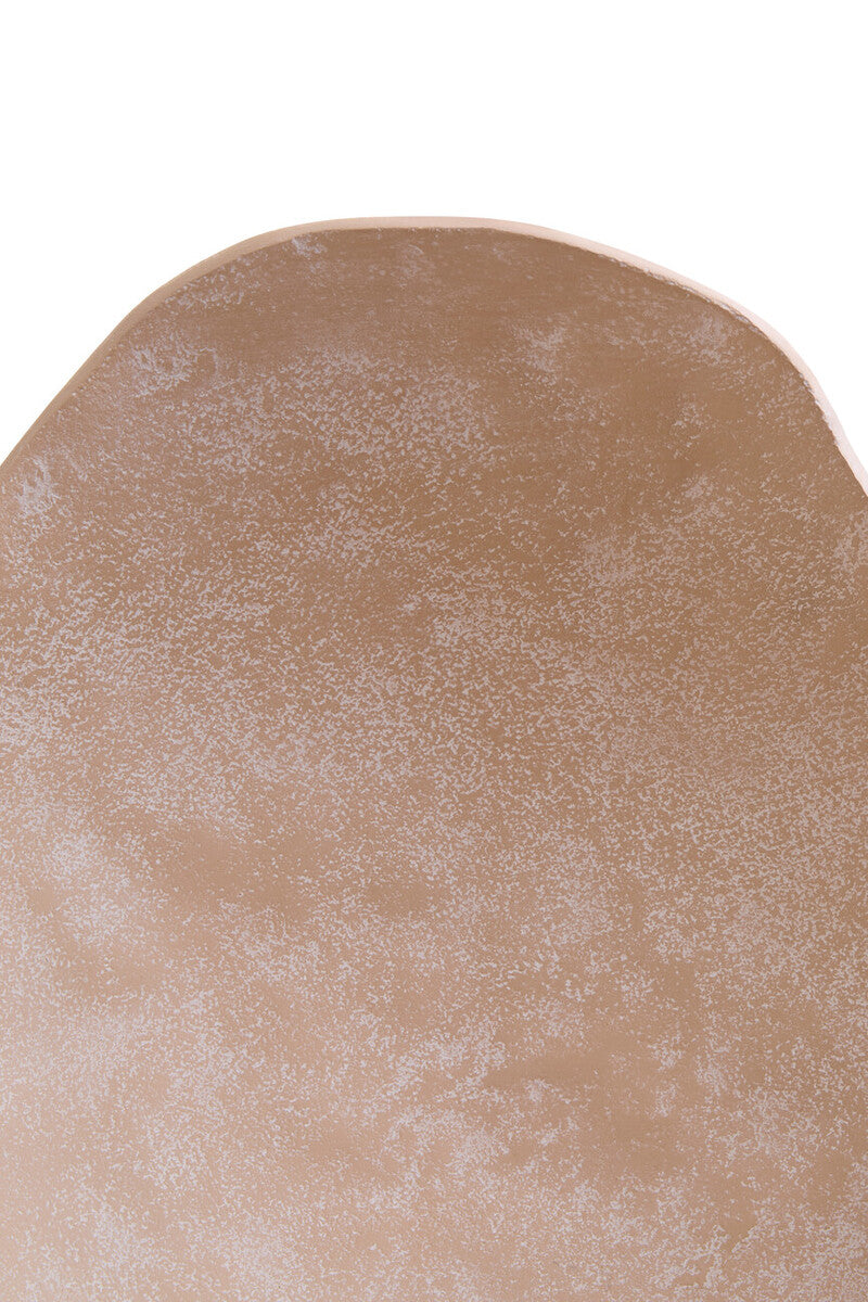 Densita Large Textured Beige Whitewash Bowl