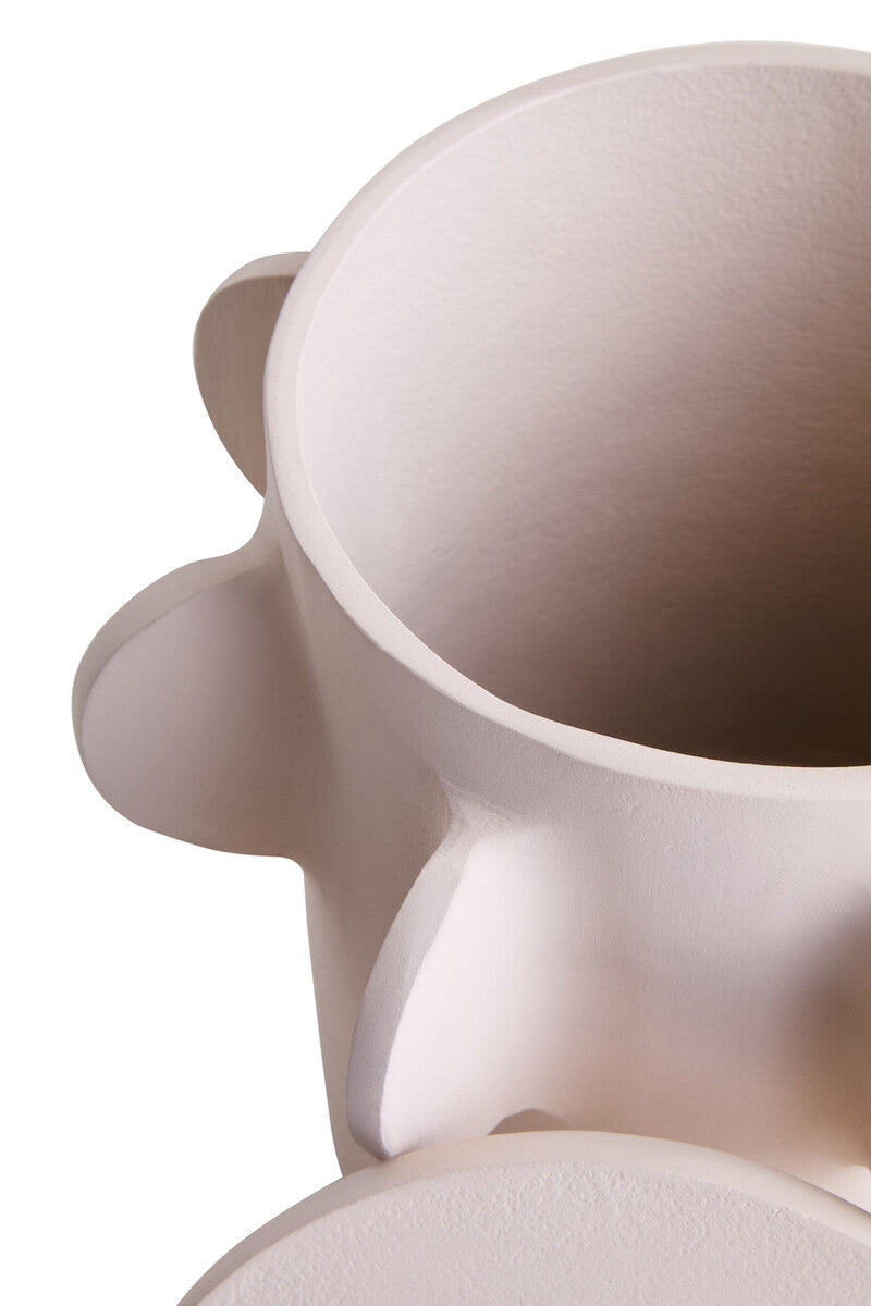 Prato Small Round Textured Cream Box - Image 6