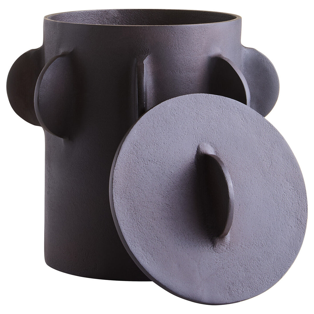 Prato Large Round Textured Brown Box