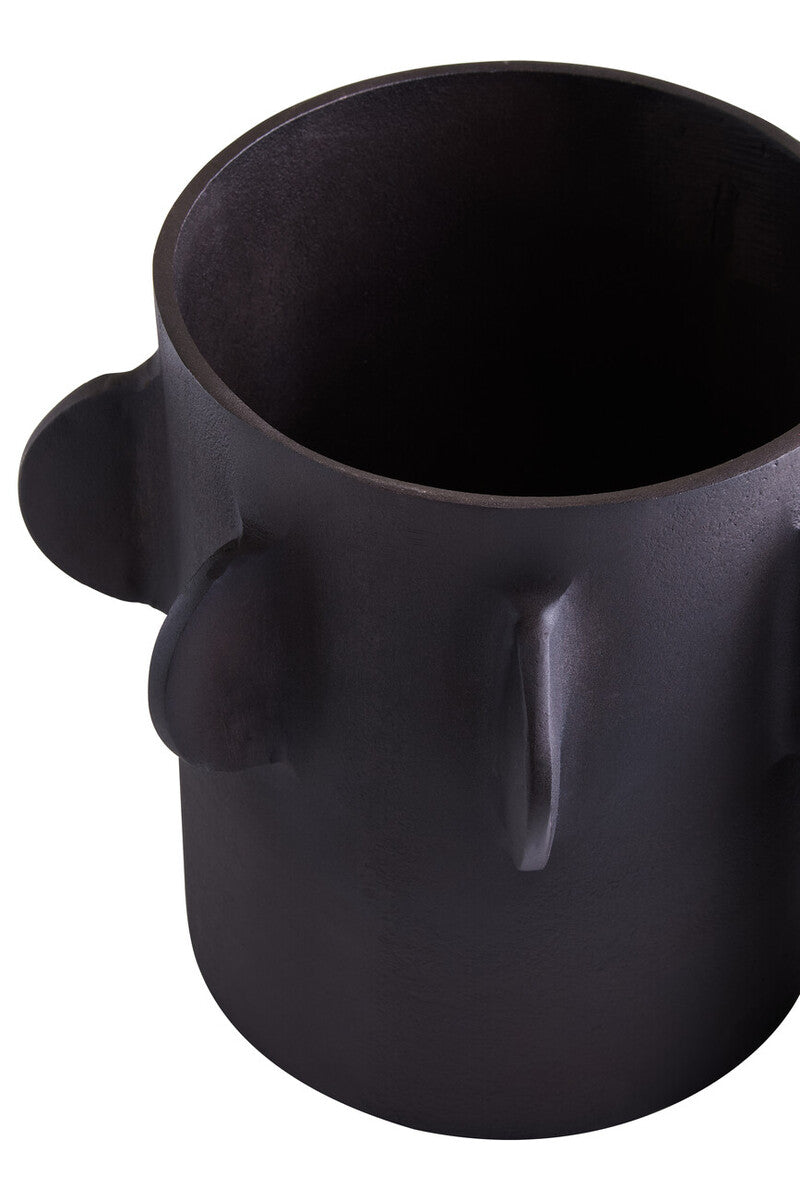 Prato Large Round Textured Brown Box