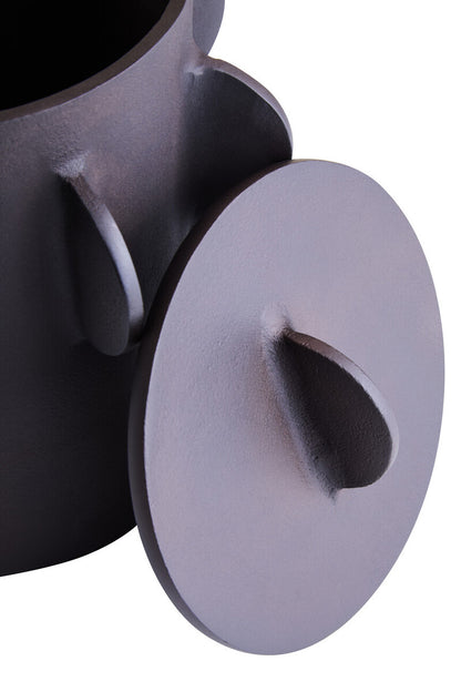 Prato Large Round Textured Brown Box