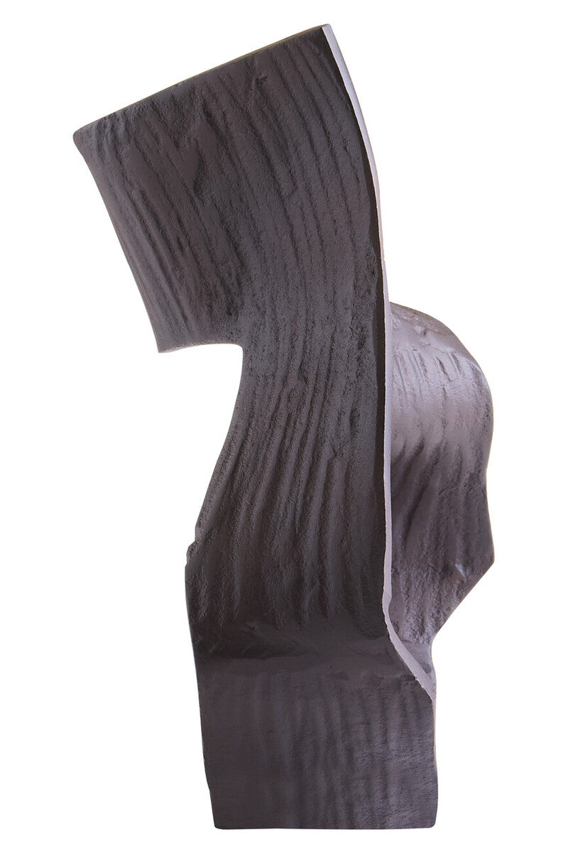 Prato Large Brown Abstract Swirl Sculpture
