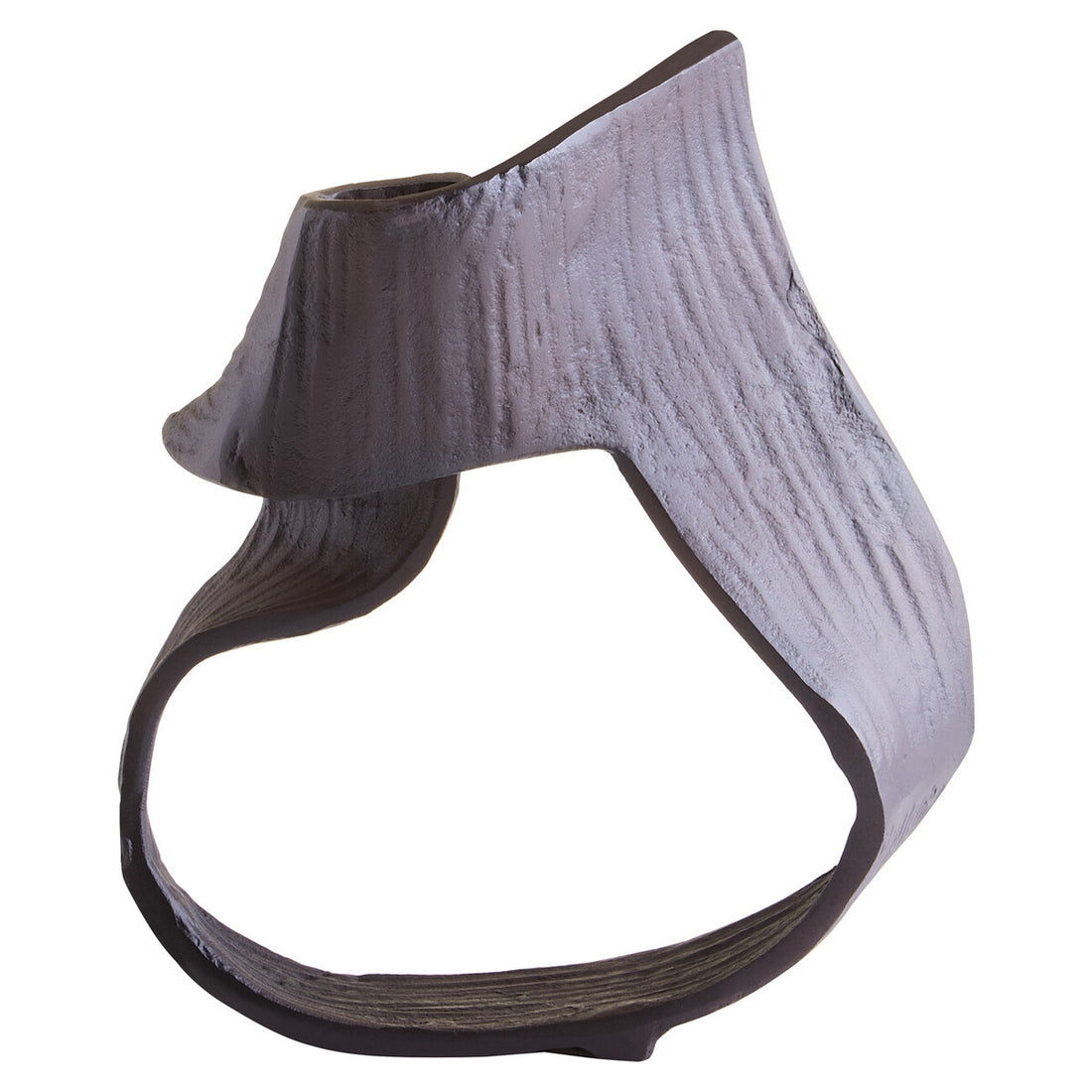 Prato Large Brown Abstract Swirl Sculpture