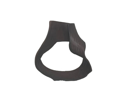 Prato Large Brown Abstract Swirl Sculpture