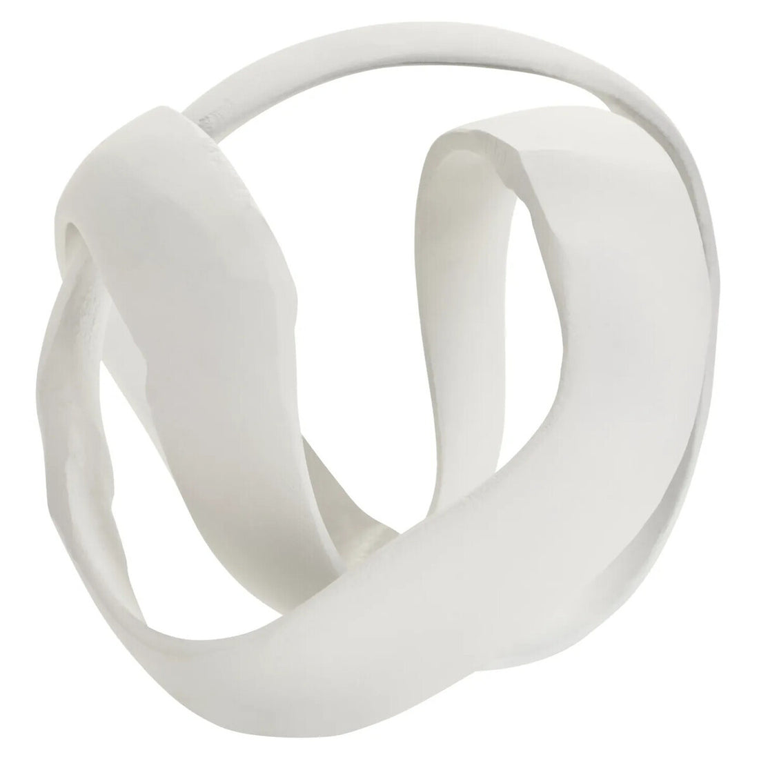 Prato Ivory Finish Knot Sculpture