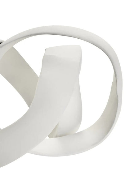 Prato Ivory Finish Knot Sculpture
