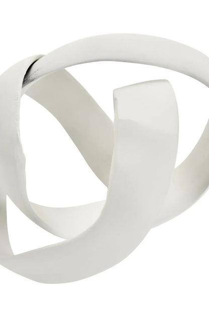 Prato Ivory Finish Knot Sculpture