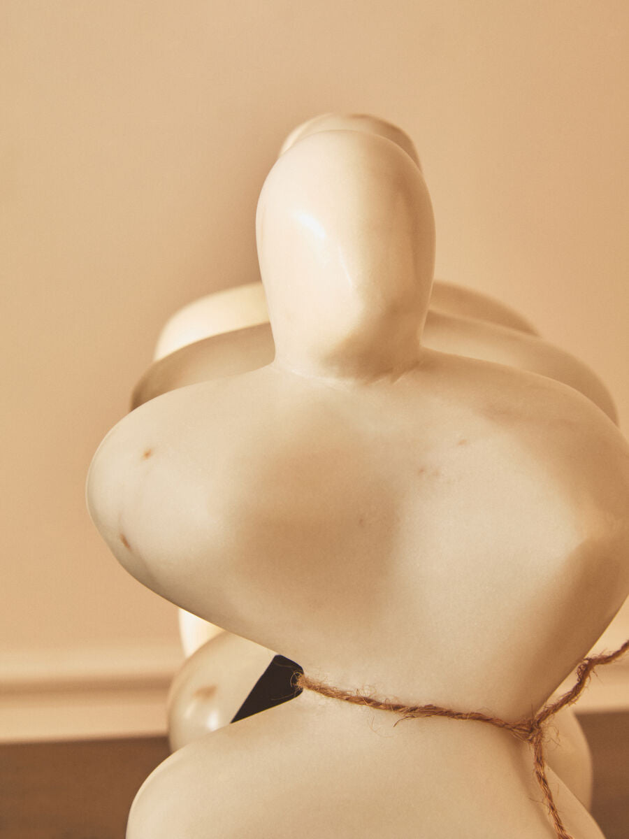 White Marble Abstract Sculpture | Savio