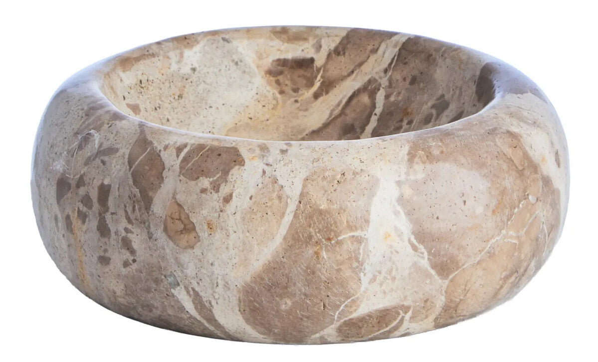 Santino Chocolate Marble Trinket Bowl
