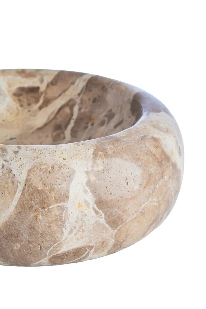 Santino Chocolate Marble Trinket Bowl
