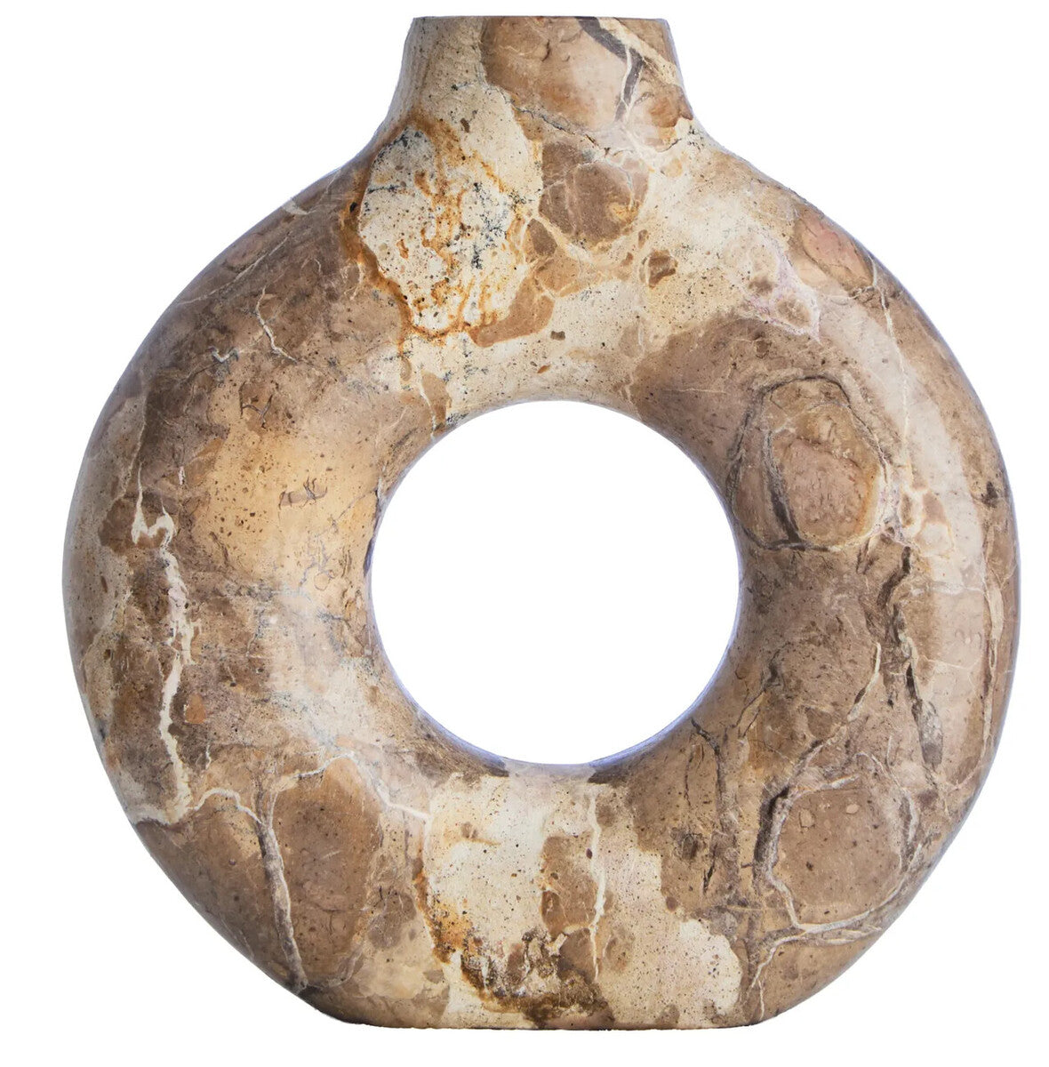 Santino Chocolate Marble Vase
