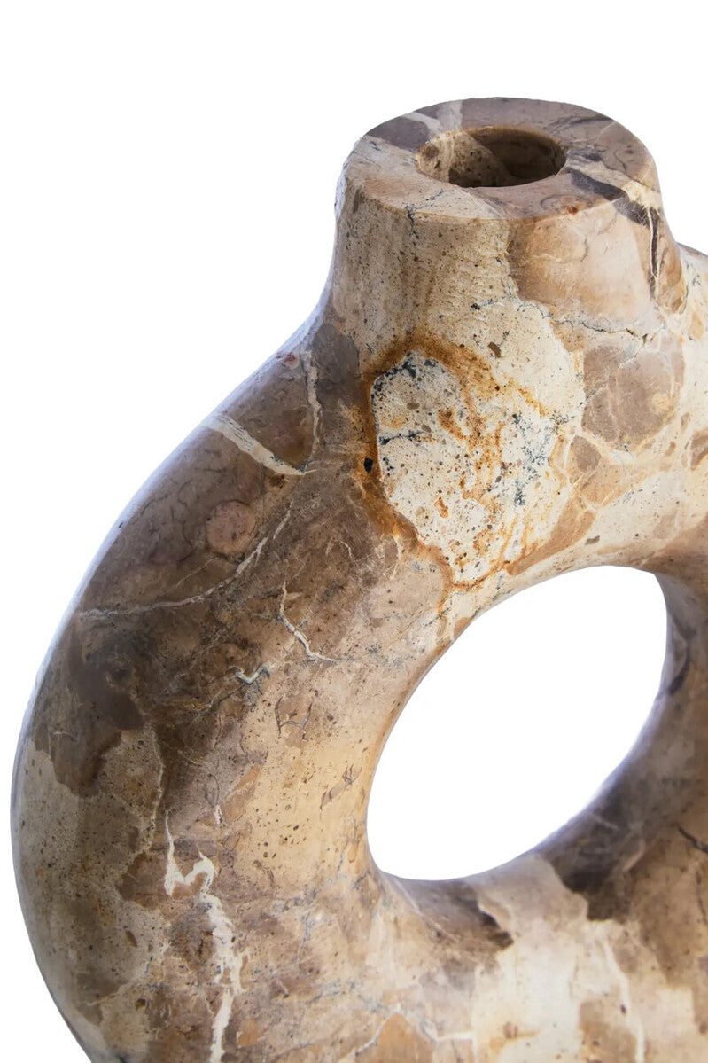Santino Chocolate Marble Vase