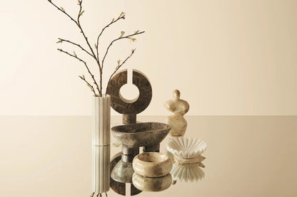 Fazio Forest Green Marble Sculpture