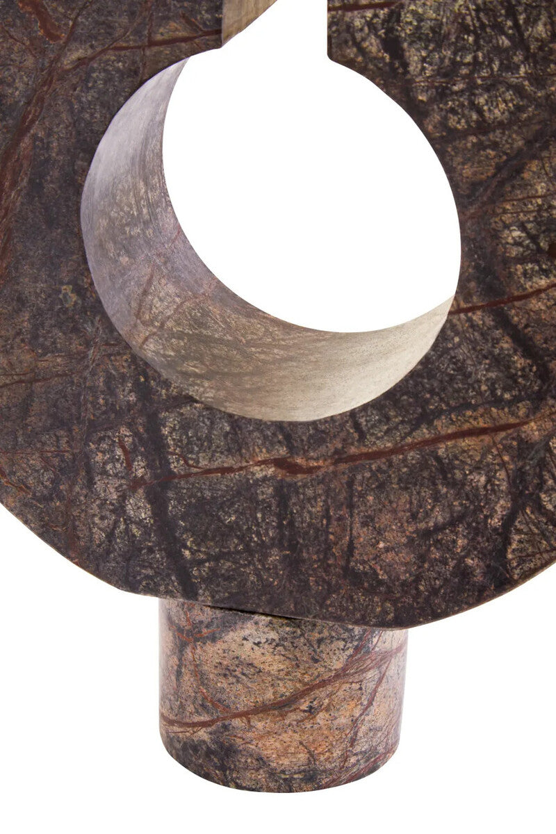 Fazio Forest Green Marble Sculpture
