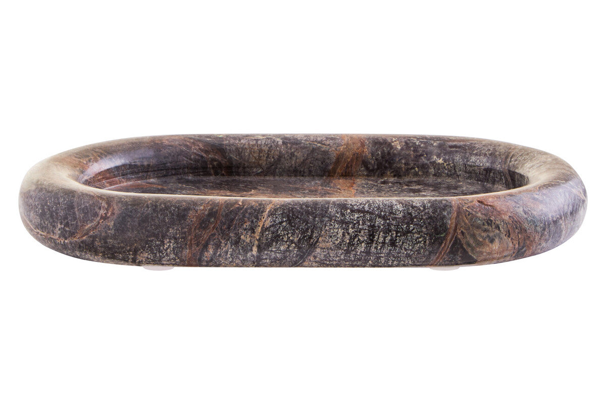 Fazio Forest Green Marble Catchall - Image 1
