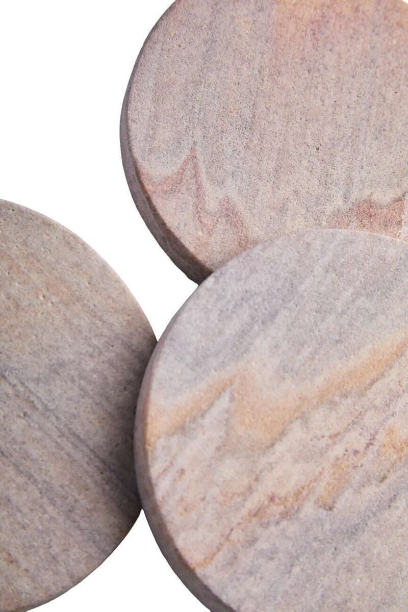 Pietra Set of Four Rainbow Sandstone Coasters