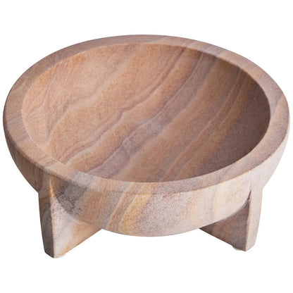 Pietra Rainbow Sandstone Pedestal Bowl