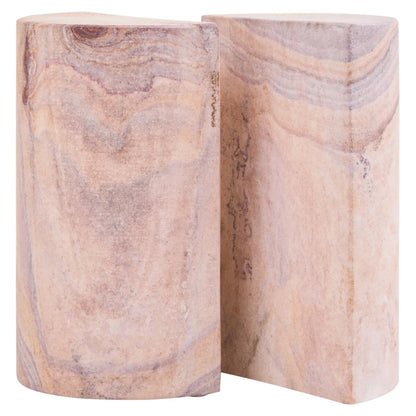 Pietra Set of Two Rainbow Sandstone Bookends